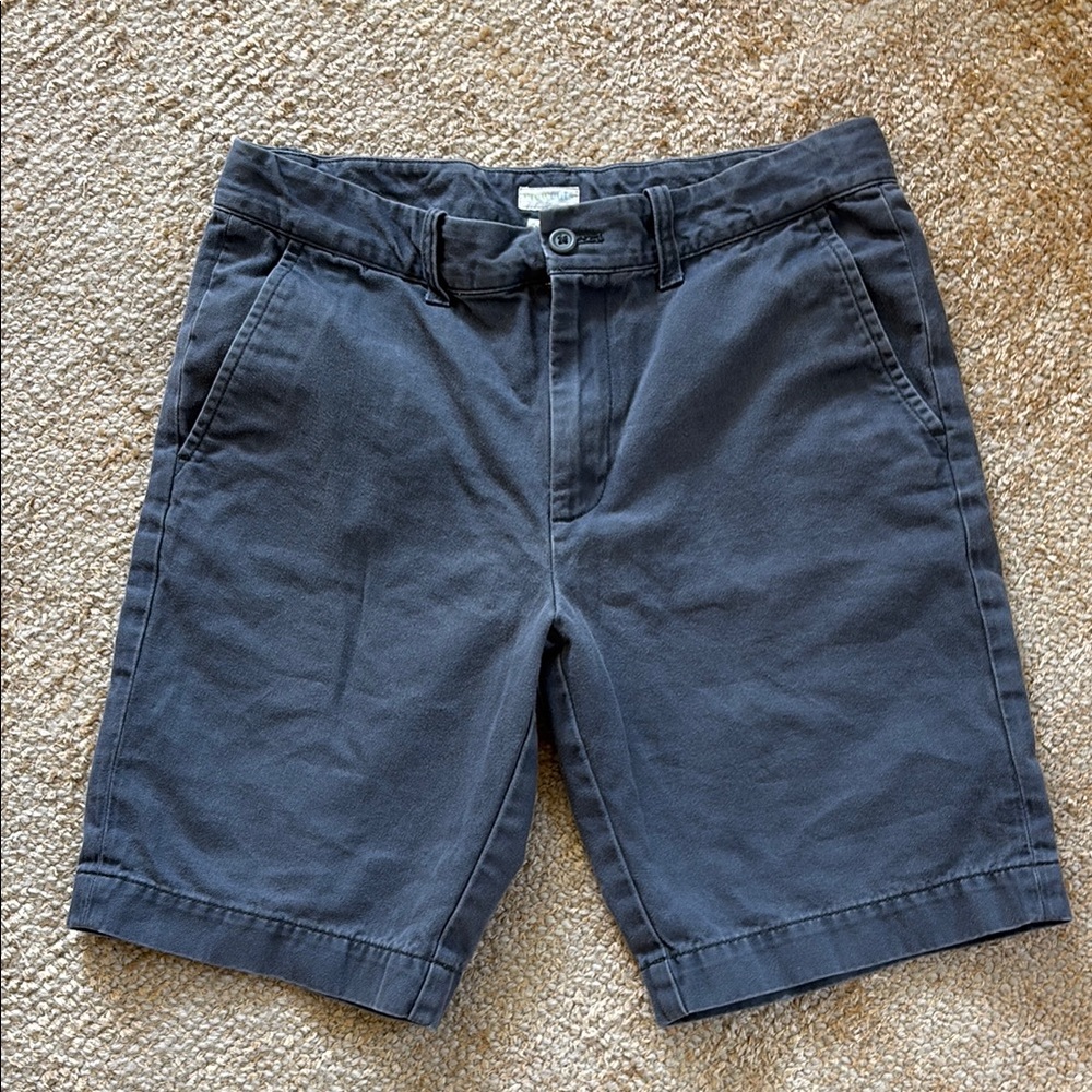 Boys Crewcuts Slate Grey Shorts, Size 16